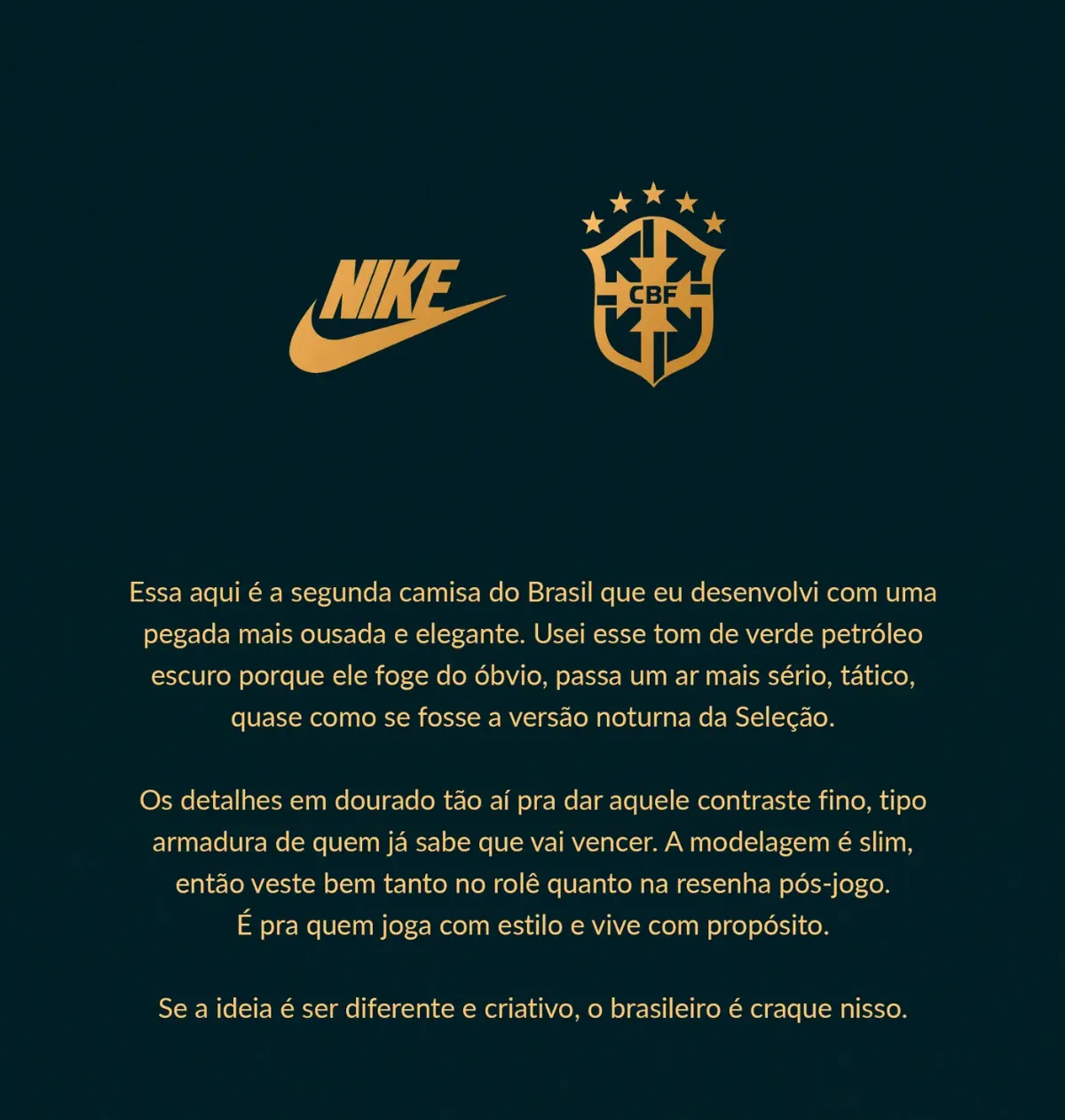 Memorial descritivo do projeto, com a explicação do conceito