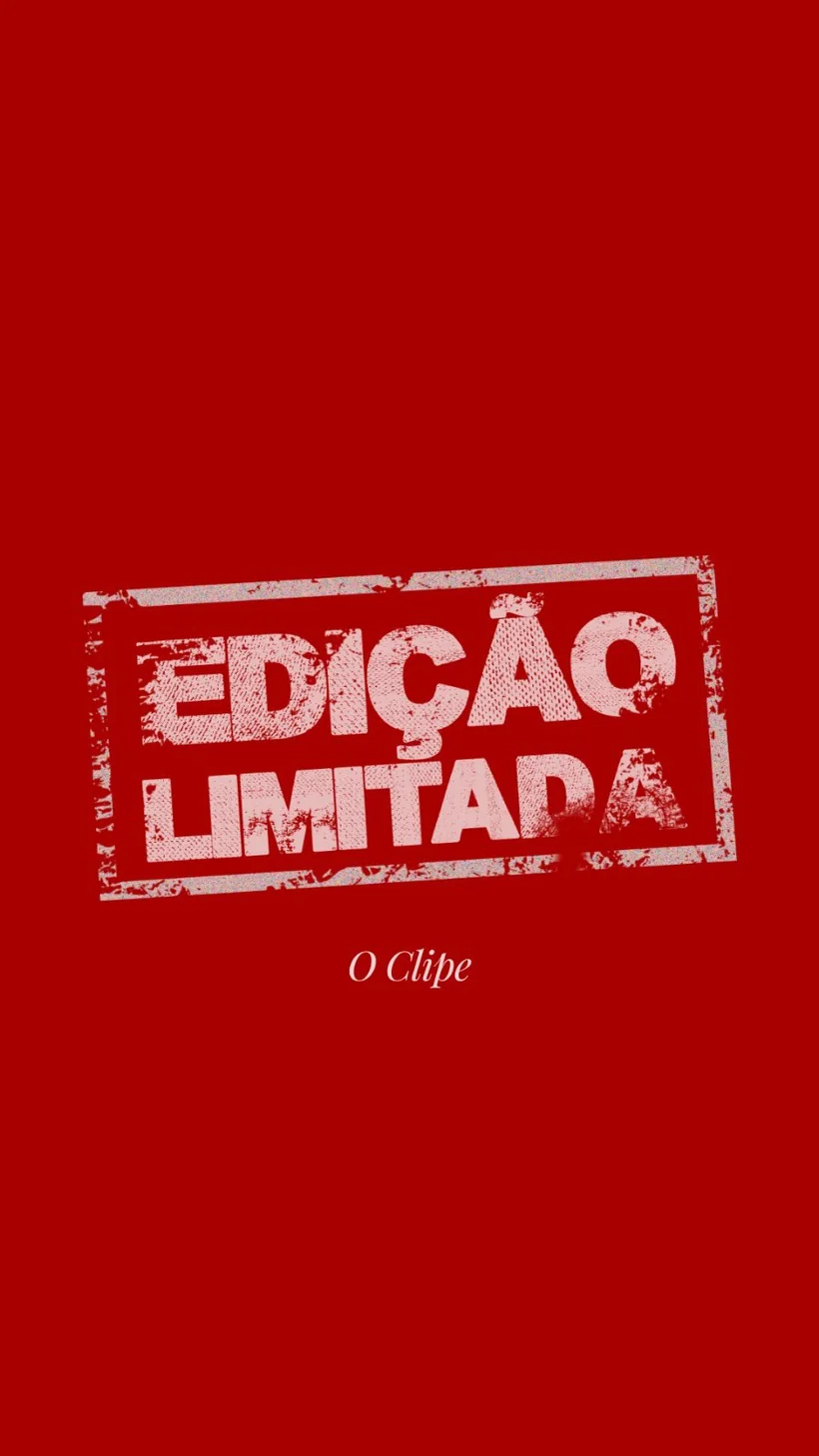 Cartela de abertura do videoclipe Edição Limitada
