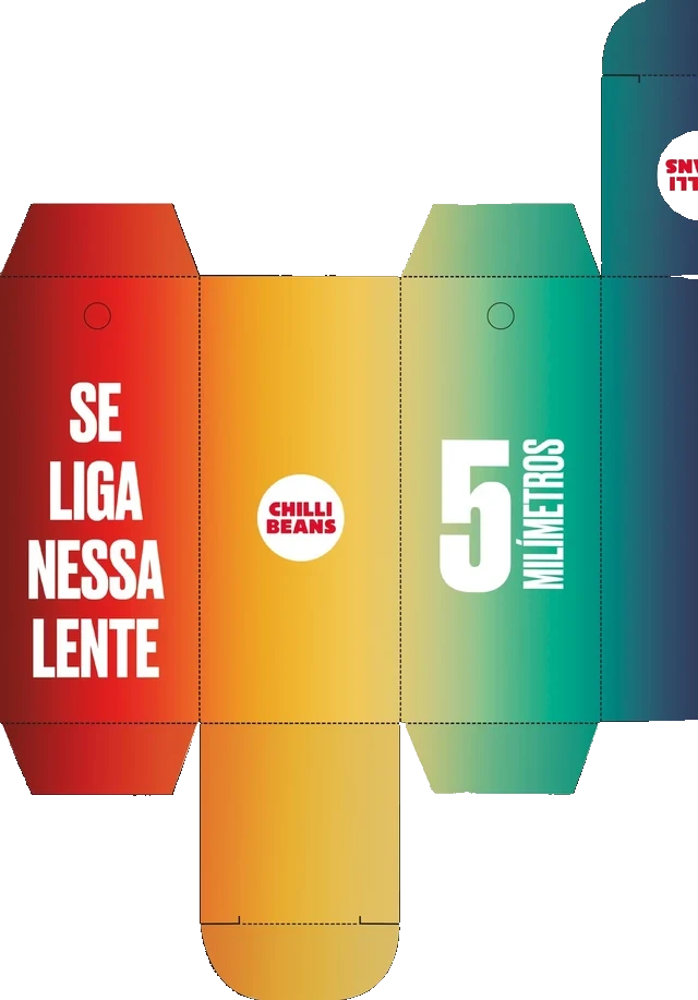 Cartaz da coleção 5 Milímetros com os artistas da campanha