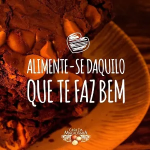 Alimente-se daquilo que te faz bem, peça de Casa da Macadâmia por Vitor Gates
