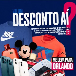 Vai um desconto aí, peça de Me Leva para Orlando por Vitor Gates