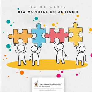 Dia Mundial do Autismo, peça de Casa Ronald McDonald RJ por Vitor Gates
