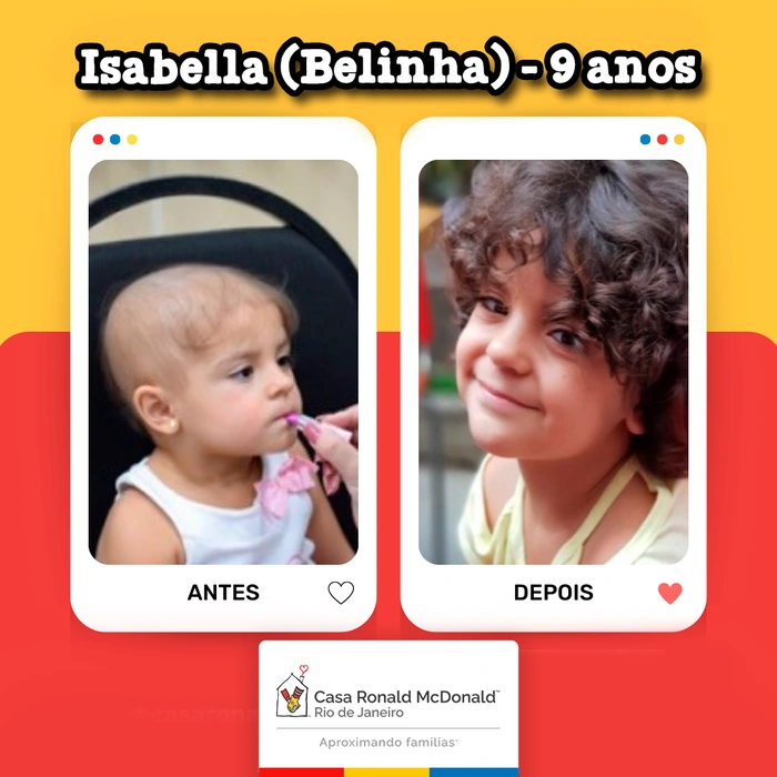 Peça do carrossel de histórias da campanha McDia Feliz 2023