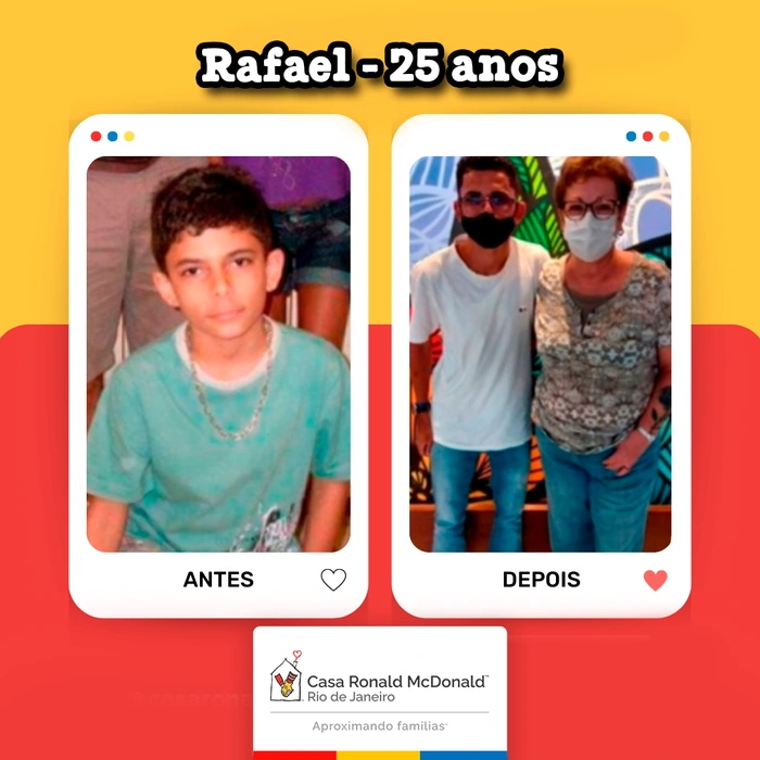 Peça do carrossel de histórias da campanha McDia Feliz 2023