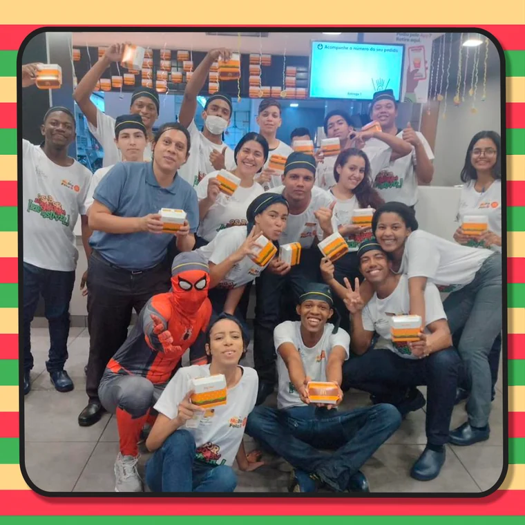 Equipe de voluntários da campanha