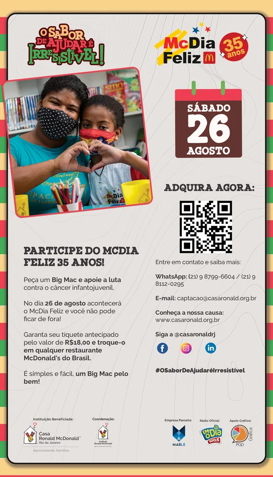 Banner de fachada da campanha