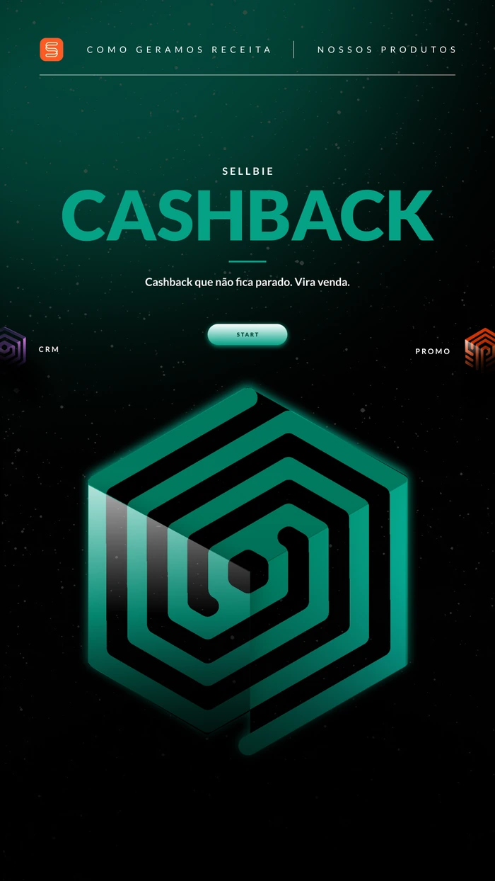 Marca do produto Sellbie Cashback em verde