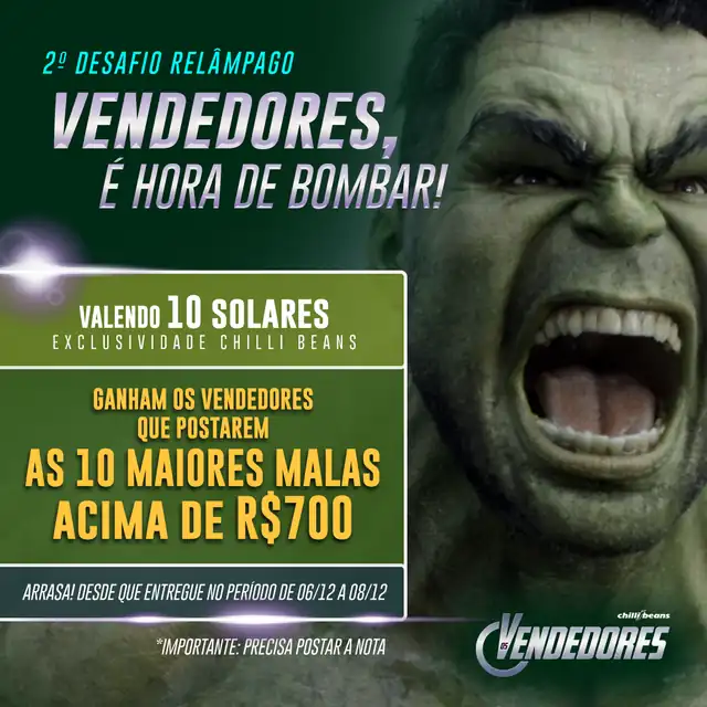 Peça de desafio relâmpago